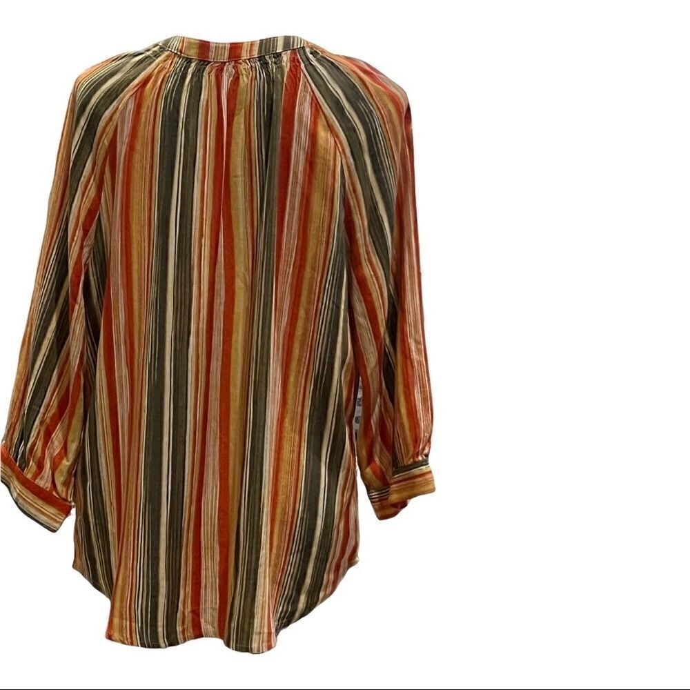 Like New Ruby Rd. Striped Ladies Top M - Picture 2 of 4